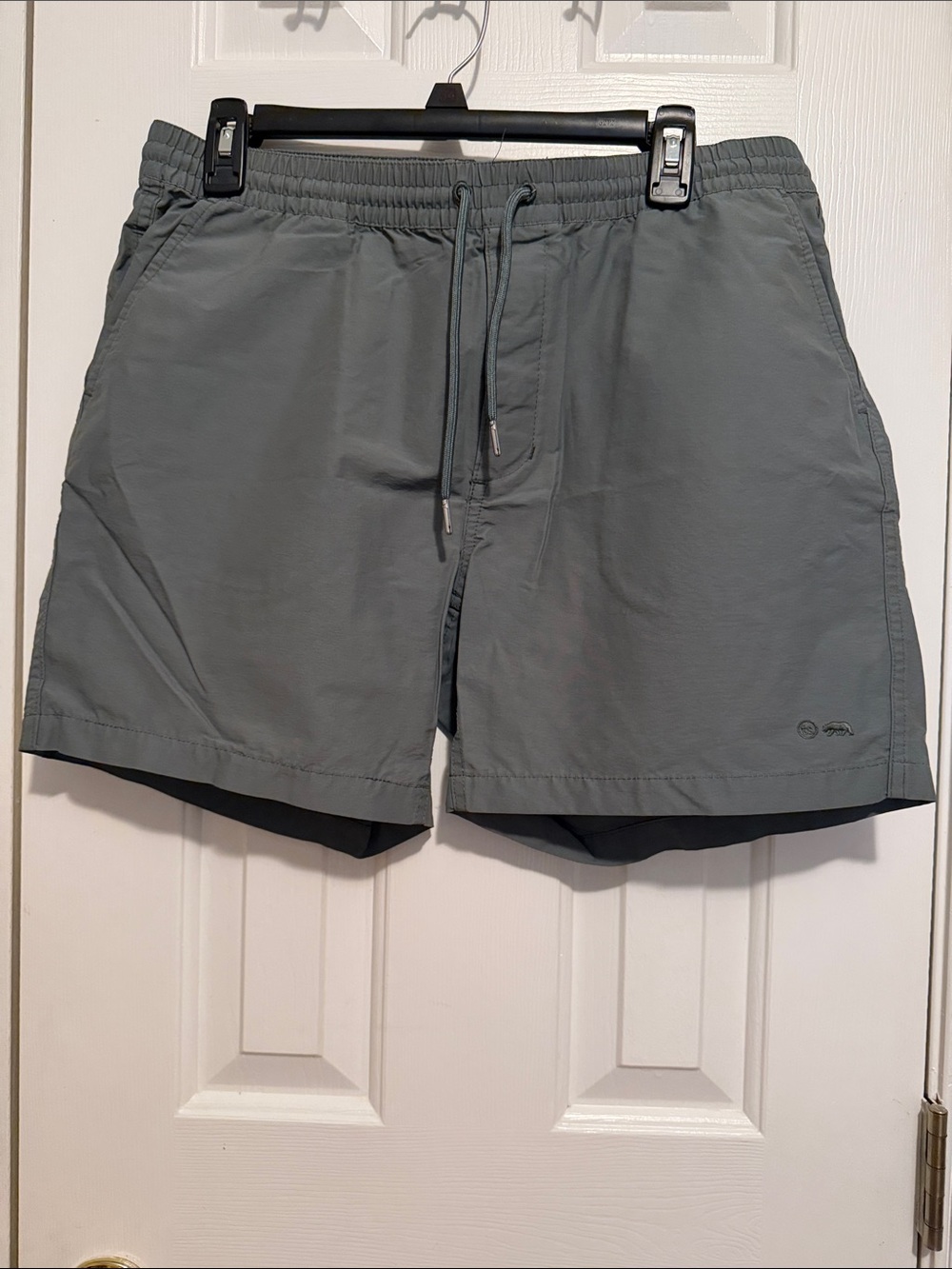 Taylor Stitch Slate Gray Performance Drawstring Shorts
